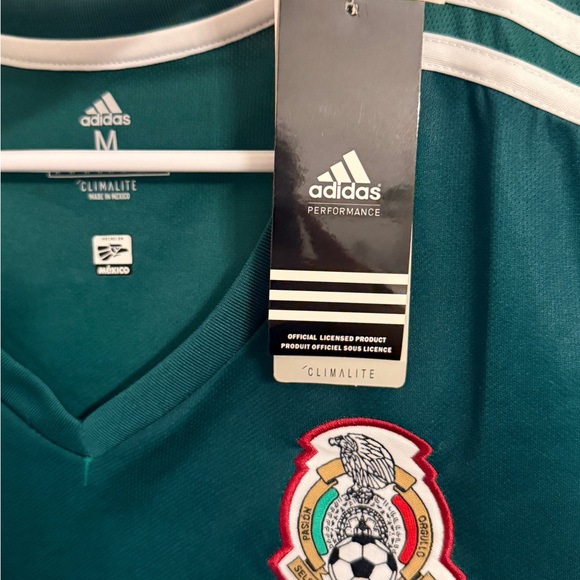 Adidas Women's Dark Green Mexico National Team Soccer Jersey - NWT - Picture 2 of 6